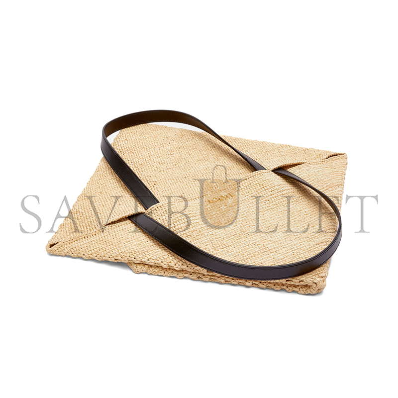 LOEWE XL PUZZLE FOLD TOTE IN RAFFIA B779Q18X18 (42*41*18cm)